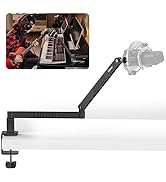 Upgrade ULANZI LS26 Low Profile Mic Arm, Aluminum 360° Rotatable Foldable Microphone Low Arm Desk...