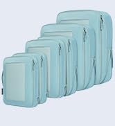 BAGAIL 4 Set/6 Set/8 Set Compression Packing Cubes Travel Accessories Expandable Packing Organize...
