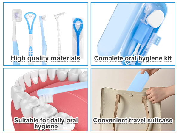 7-in-1 Travel Oral Care Kit with Case