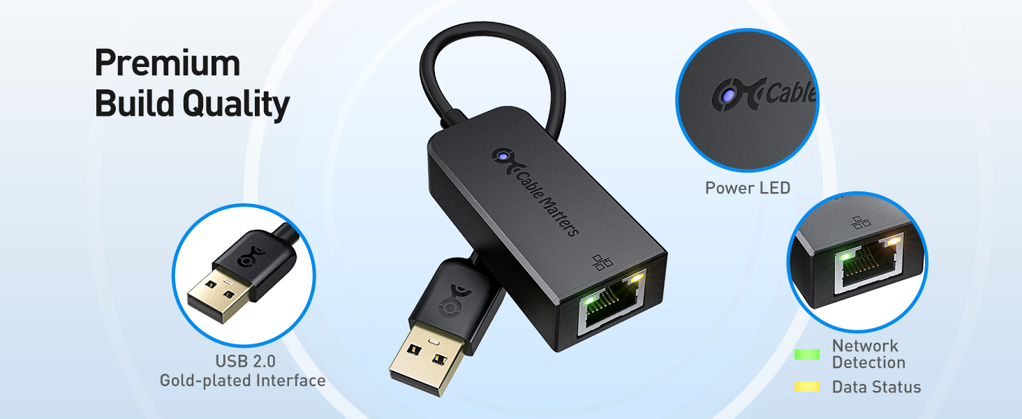 Cable Matters USB 3.0 to Gigabit Ethernet Adapter
