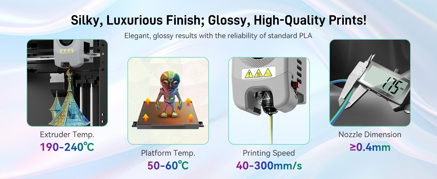 Silky, Luxurious Finish; Glossy, High-Quality Prints