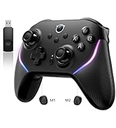 NYXI Master P1 2.4G Wireless PC Controller - Hall Effect Joystick, Hall &amp; Micro Changable Trigger...