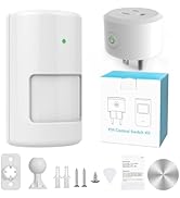 Wothfav Motion Sensor Light Switch with Outlet, PIR Infrared Motion Sensor Switch, Indoor Plug in...