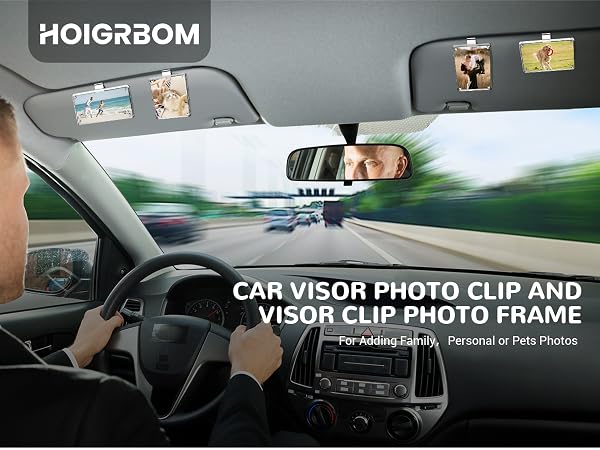Car Visor Photo Clip and Visor Clip Photo Frame