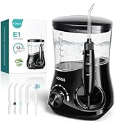 COSLUS E1 Professional Water Flosser for Teeth: 12 Pressure Settings Electric Dental Pick for Too...