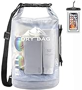 HEETA Waterproof Dry Bag for Women Men, 5L/10L/20L/30L/40L Roll Top Lightweight Dry Storage Bag B...