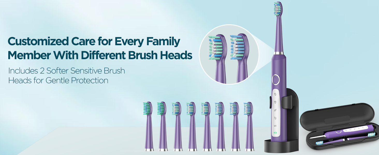 Electric toothbrush for adults