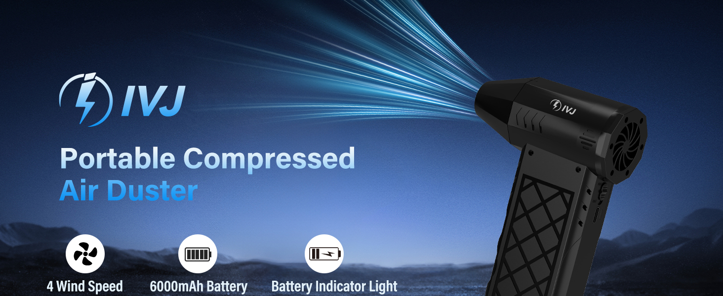 Portable Compressed Air Duster