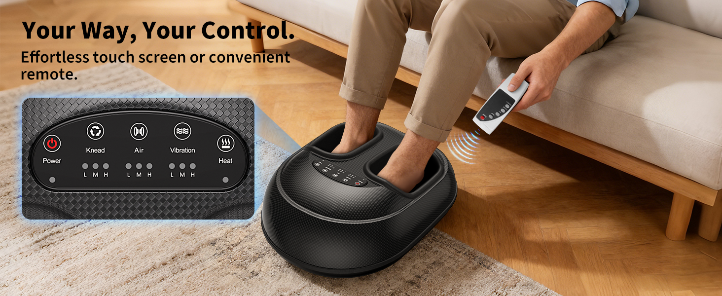 shiatsu foot massager with heat