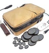 Goodtar Portable Hot Stones Warmer Set Spa Salon Massage Digital Electric Heater Kit with 16 Basa...