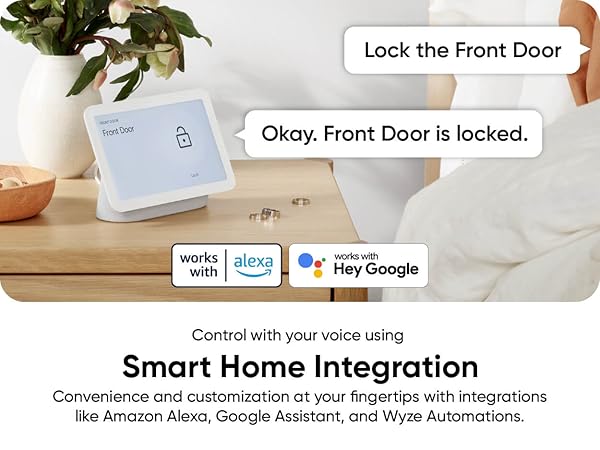 Wyze Lock Bolt v2 Voice Assistants