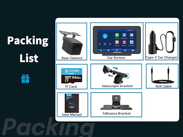 wireless carploay screen