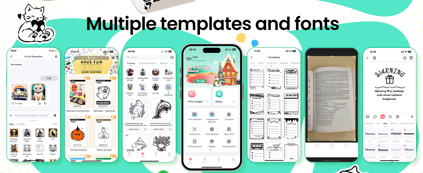 sticker printer machine