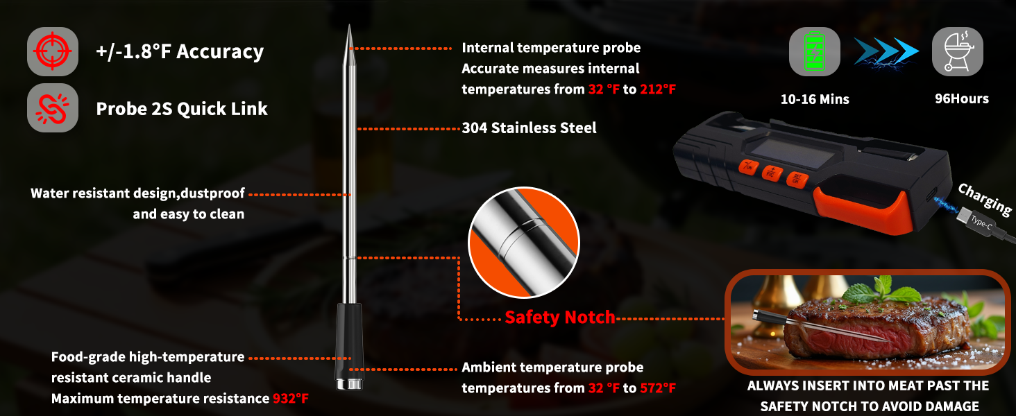 bluetooth meat thermometer