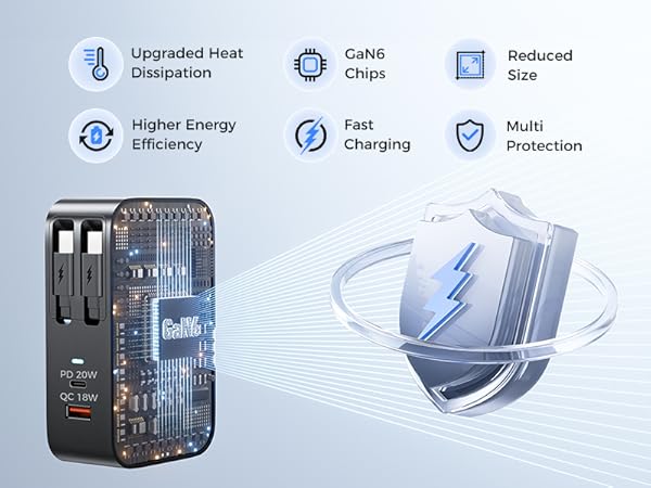 retractable charging cable