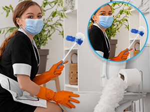 AMERICAN OWNED &amp;amp; OPERATED COMPANY CLEANING TOOLS RIM CLEANER 360 DEGREE DUAL ACTION CURVED BRISTLE