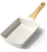 Japanese Omelette Pan, Tamagoyaki Egg Pan, Nonstick Egg Frying Pan, Rectangle Granite Cookwa...