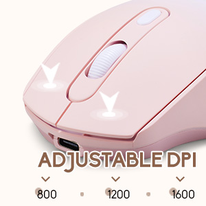 Wireless Gradient Color Bluetooth Mouse,