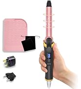 Ukliss Mini Curling Iron for Short Hair, Mini Curling Iron with UK/EU Plug Adapter &amp; Heat Mat, Sm...