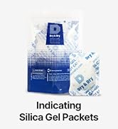 Dry &amp; Dry 20 Gram [30 Packs] Food Grade Orange Indicating(Orange to Dark Green) Mixed Silica Gel ...