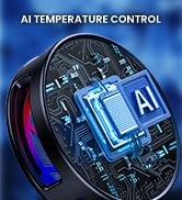 Phone Cooler for Gaming, Low Noise USB Cell Phone Cooler with Smart Temp Control, Phone Cooling F...