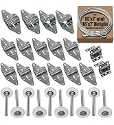 Luxbaro Garage Door Hardware Kit for 16'x7' and 18'x7' Height Double Garage Doors, Garage Door Hi...