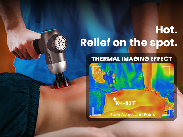 massage gun with heat