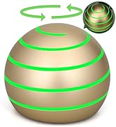 Luminous Desk Spinning Toys for Kids Adults, Metal Kinetic Stress Ball, Optical Illusion Fidget S...