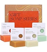 Yeokoe Turmeric Soap Bar and Rice Water Shampoo Conditioner Bar Set,Kojic acid for Body,Face and ...
