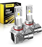 AUXITO Halogen Replacement for 9012/HIR2 Bulbs, 26,000 Lumen, 6500K White, Mini Size Wireless Plu...