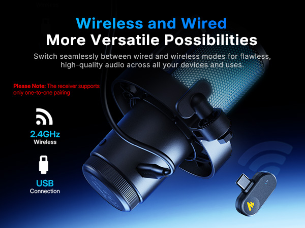 wireless gaming usb microphone for pc,rgb mic