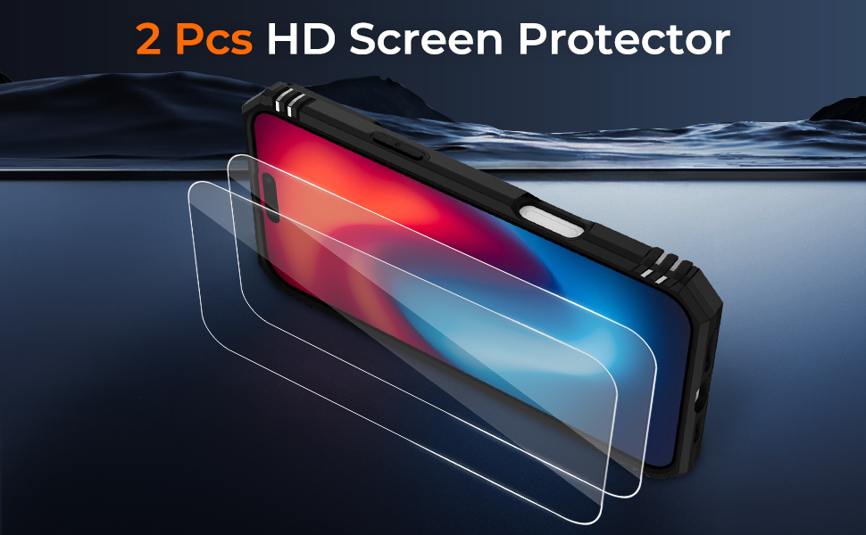 2 packs screen protector screen protection iPhone 16 Pro case cases cover