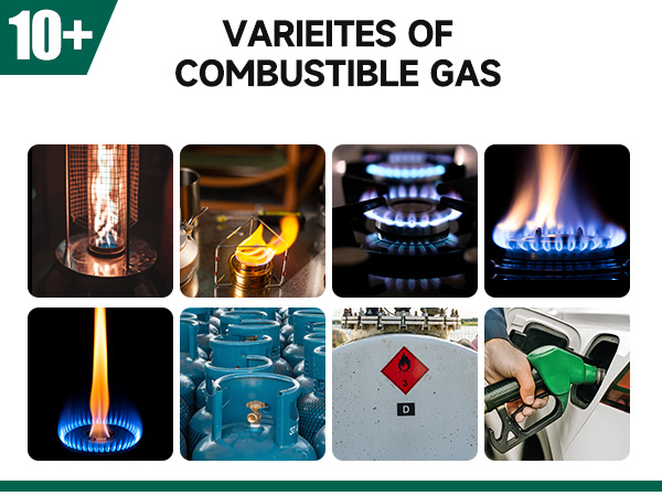 Natural Gas Leak Detector, Propane/Methane/Combustible Gas Detector, Home/RV Gas Leak Detector