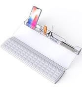 Laokiiy Keyboard Riser,Computer Keyboard Stand Acrylic Tilted Keyboard Holder for Easy Ergonomic ...