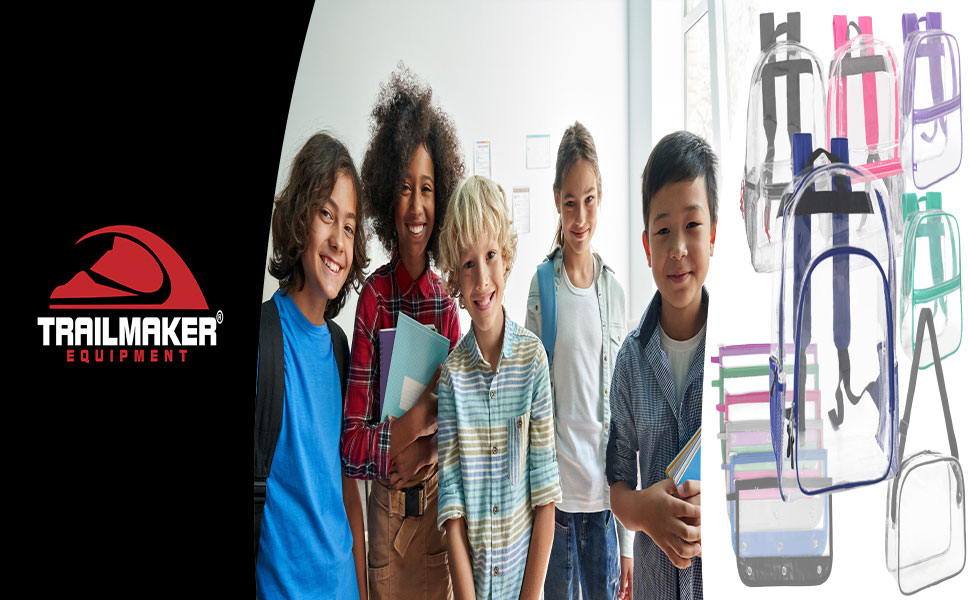clear backpacks for school heavy duty kids small adults bulk pink small clear bags near me