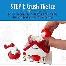 Snoopy SNo Cone Step 1