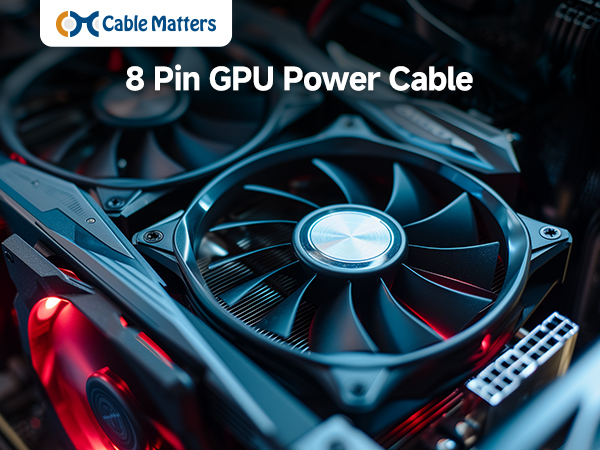 8 Pin PSU to 6+2 Pin PCIe Cable for GPU Power – Compatible with Corsair Type 3 and Type 4 PSUs