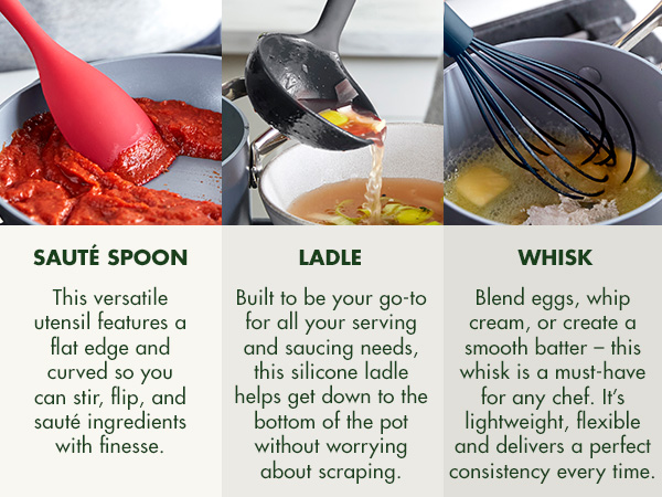 GreenPan, Ceramic Nonstick, PFAS-Free, Non-Toxic, Utensils, Accessories