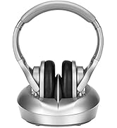 ZANCHIE TV Wireless Headphones, Over Ear Headsets with RF Transmitter Charging Dock, Digital Ster...