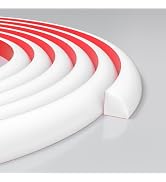 3/4 Inch Flexible Quarter Round Molding, Peel and Stick Rubber Floor Trim, Quarter Round Trim wit...