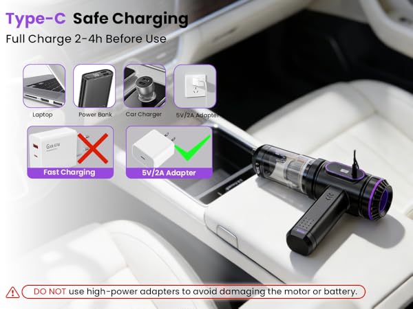 Type-C safe charging