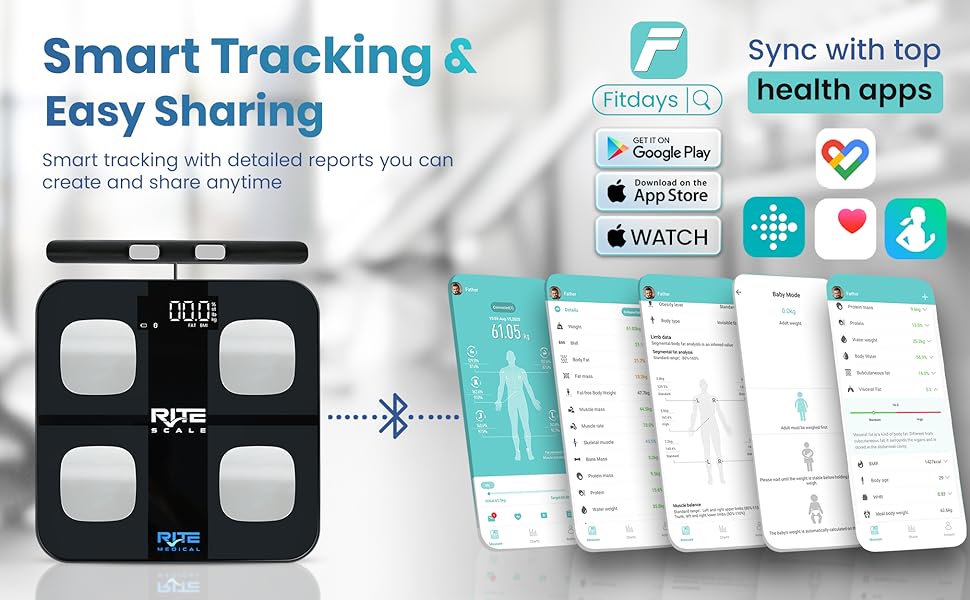 scale for body weight, weight scale, smart scale