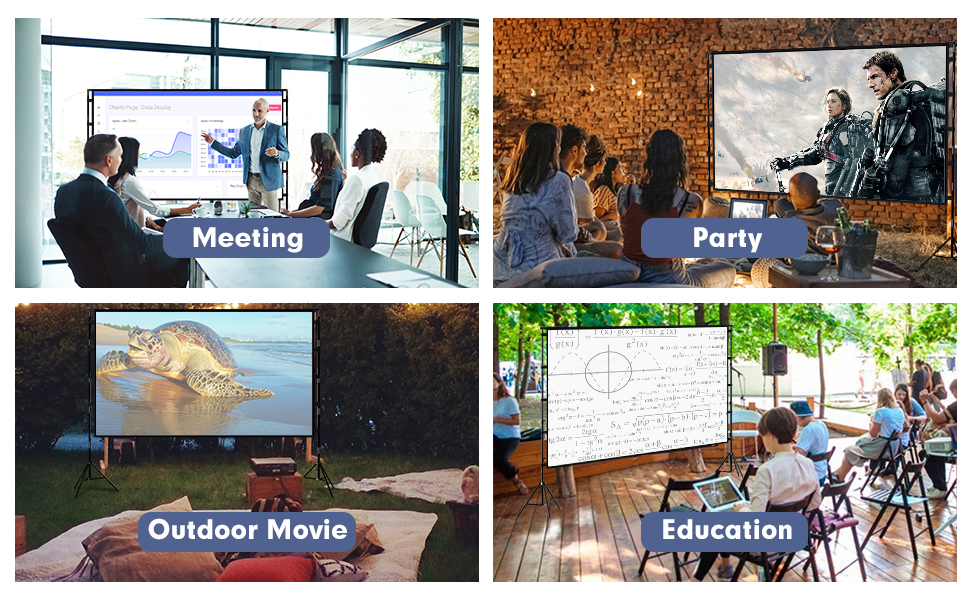 Projector Screen and Stand