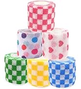 MEDUWEDU Pet Bandage 6 Rolls, Adhesive Bandage, Self Adhesive Bandage, First Aid Adhesive Gauze, ...