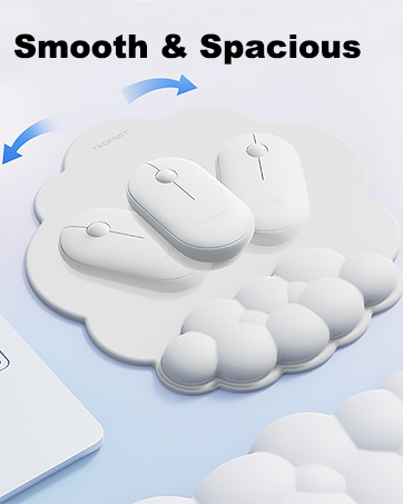 TECKNET Cloud Wrist Rest