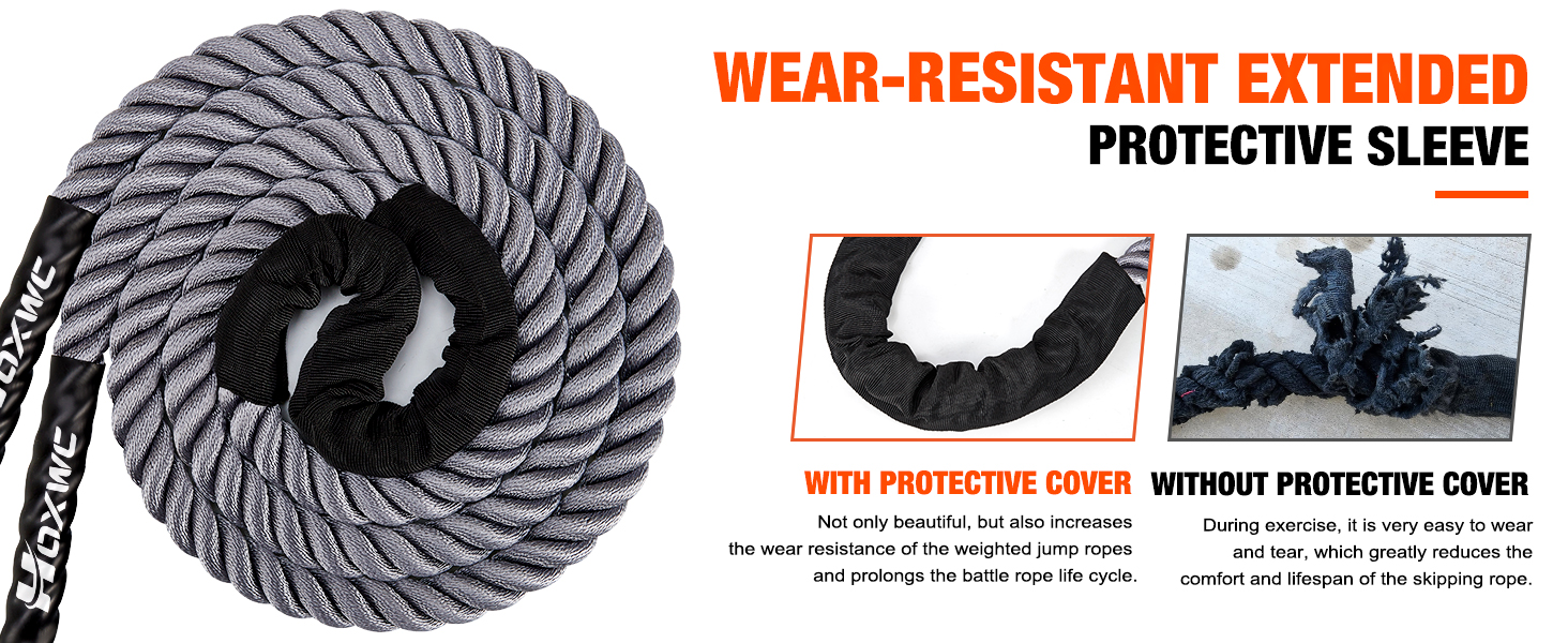 weighted ropes for working out