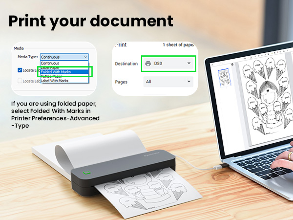 Portable Printer for Travel