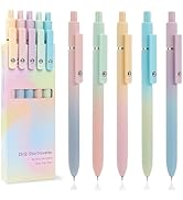 ACEES Gel Pens, 5Pcs 0.7mm Fine Point Black Ink Pens With Smooth Writing,Office Desk Accessories,...