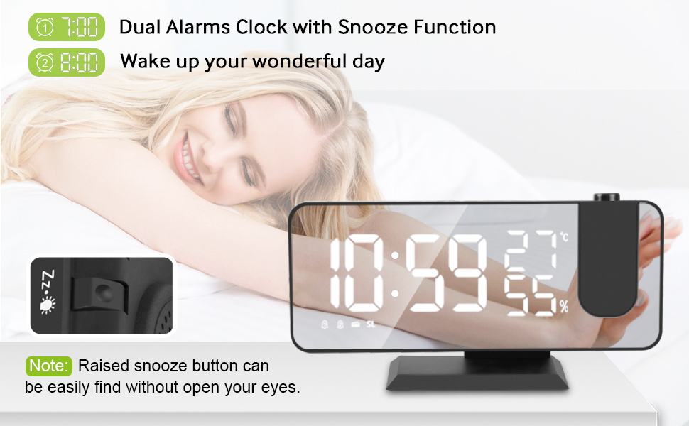 Dual Alarms Clock