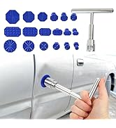 AWGUKA 19 PCS Car Dent Repair Tool, Short T-Handle Puller + Eighteen Specifications of Dent Sucti...